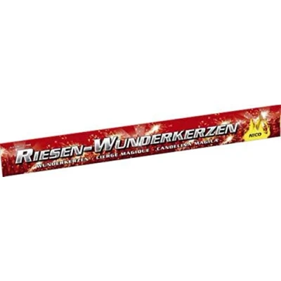 Abbildung von 20 XXL Riesen Wunderkerzen Nico Feuerwerk a 45cm ca. je 90 Sekunden Brenndauer (20 Wunderkerzen)