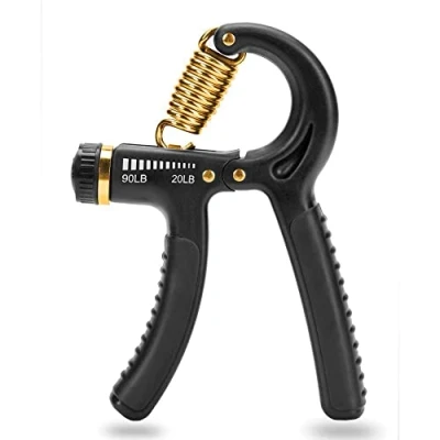 Abbildung von SKLZ Trainer Grip Krafttrainer, Handtrainer Griffstärker, Krafttrainingsgerät, Verstellbarer Widerstand, Schwarz, 9,07 40,82 kg, Einheitsgröße