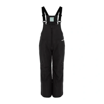 Abbildung von KADVA Skihose für Kinder SKIRO Pants JR in Schwarz Größe 142 cm Wasser und Winddicht mit offenen Taschen Hosenträgern Ausgestattet reflektierenden Elementen Logo
