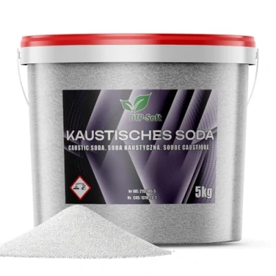 Abbildung von Natriumhydroxid Kaustisches Soda 99,9% Natronlauge Reiniger, NaOH Rohrreiniger Industrie Labor im Eimer (2, Kilogramm)