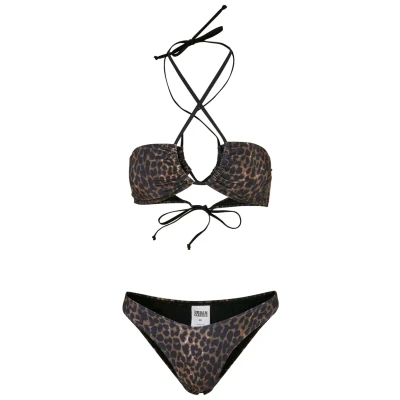 Abbildung von Urban Classics SET Bikini, Damen, Größe: Large, Brownleo