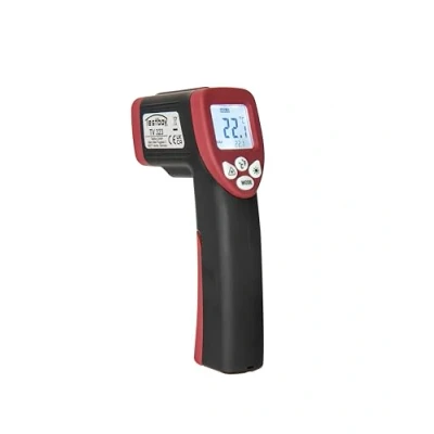 Abbildung von Testboy TV 323 Infrarot Thermometer, Temperatur Messgerät (Data Hold Funktion, Auto Power Off, Min /Maxwertanzeige, LCD mit Hintergrundbeleuchtung), Rot/Schwarz