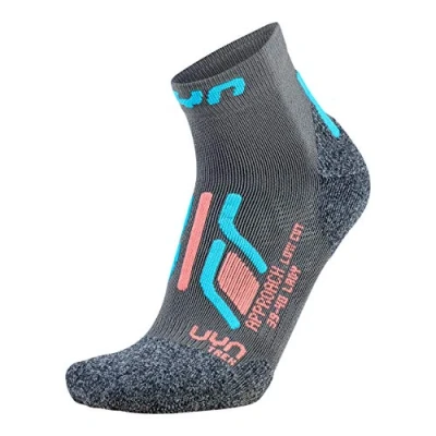 Abbildung von UYN Damen Trekking Approach Low Cut Socke, Grey/Turquoise, 41/42