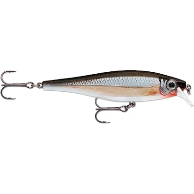 Abbildung von Rapala BX Minnow Angelköder Angelzubehör aus Balsaholz Süßwasser Spinnköder Friedfische und Raubfische Lauftiefe 0.6 1.2m Fischköder 7cm, 7g Hergestellt in Estland Silver