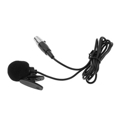 Abbildung von Mikrofon Mini XLR 3 poliger Omnidirektionale mit Clip, Mic Foam, Plastikclip