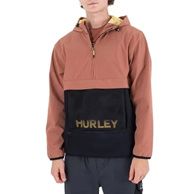 Abbildung von Hurley Phantom Packable Windbreaker, Herren, Größe: Medium, Zion rust