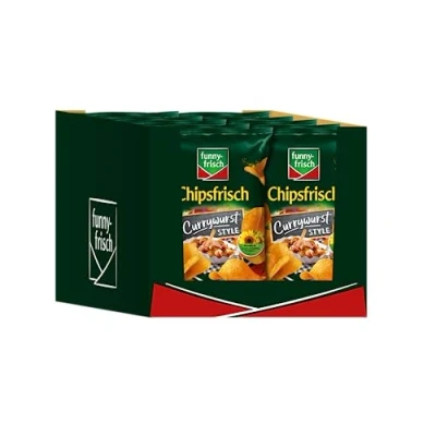 Abbildung von funny frisch Chipsfrisch Currywurst Style, 10er Pack (10 x 150 g)