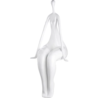 Abbildung von Casablanca by Gilde Dekofigur &quot;Skulptur Kantensitzer Lady&quot;