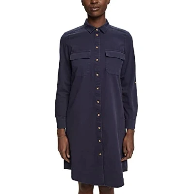 Abbildung von Esprit Blusenkleid, Damen, Größe: 34, Navy