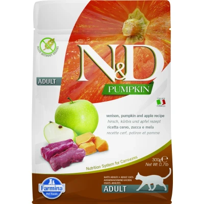 Abbildung von N&amp;D Pumpkin Katzenfutter Hirsch 300 gr.