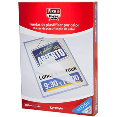 Abbildung von Fixo 1021500 Laminierhüllen transparent 90 x 130 mm 100 Stück