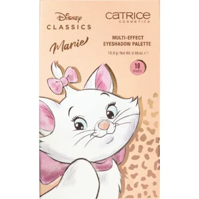 Abbildung von Catrice Disney Classics Marie Multi Effect Eyeshadow Palette, Nr. 010 Je Suis Marie, mehrfarbig, 18 Farben, langanhaltend (18,9g)