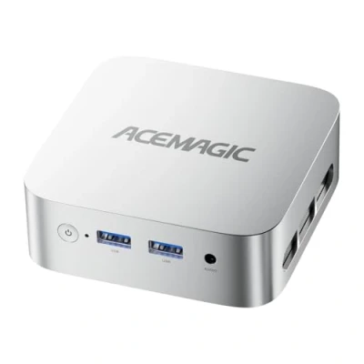 Abbildung von ACEMAGICIAN V1 Mini PC,16GB DDR4 1TB M.2 2280 SSD, Ιntel Twin Lake N150(Upgraded N100,Bis zu 3,6 GHz) Micro Desktop Computer Support Dual HDMI+DPUSB3.2