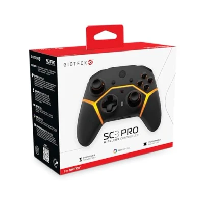 Abbildung von Gioteck SC 3 Wireless Pro Controller for Nintendo Switch (Black)