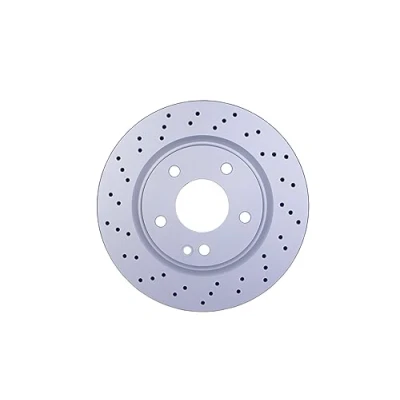 Abbildung von HELLA PRO 8DD 355 110 211 Bremsscheibe 276 22 05/06 112 innenbelüftet, gelocht beschichtet ohne Radbefestigungsbolzen, Radnabe