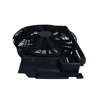 Abbildung von MAXGEAR AC230113 Lüfter 438 12 400 mit Kühlerlüfterrahmen (Zarge), bürstenloser Motor BMW: X5