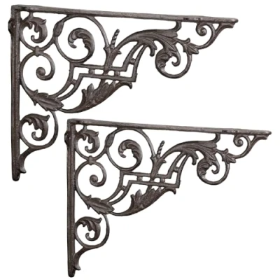 Abbildung von Moritz Wandregalhalter 2er Set Regalwinkel 27 x 33 cm Regalträger, Regalträger Regalhalterung Wandregal Regal Kommode