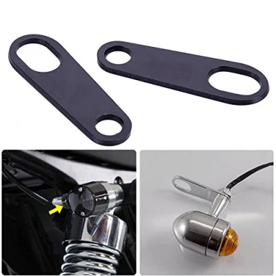 Abbildung von Blinkerhalter für Blinker vorne Motorrad (schwarz)