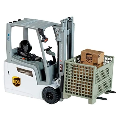 Abbildung von Happy People RC Gabelstapler UPS Jungheinrich EFG 216 K Li Ion (1:16), inkl. Pallete und Kartons