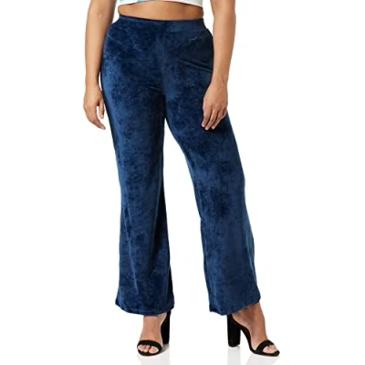 Abbildung von KENDALL &amp; KYLIE Damen K&amp;K W Velour HIGH Rise Flare Pants KKW3711720 Hose, Lazuli Blue, L