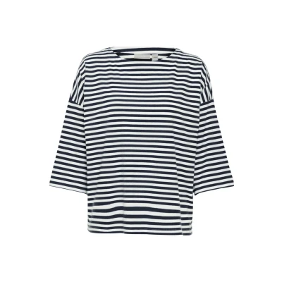 Abbildung von Fransa Frsiva Langarmshirt, Damen, Größe: Large, Navy blazer mix