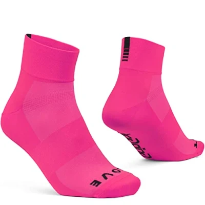 Abbildung von GripGrab Lightweight SL Performance Sommer Radsport Socken 1er und 3er Pack Eyecatching 2 Längen Radsocken Lang Kurz