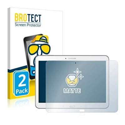 Abbildung von BROTECT Entspiegelungs Schutzfolie für Samsung Galaxy Tab 4 10.1 SM T530 (2 Stück) Matte Displayschutz Folie, Anti Reflex, Fingerprint