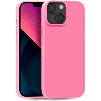 Abbildung von MyGadget Hülle kompatibel mit iPhone 13 robuste Handyhülle TPU Case Slim Silikonhülle Back Cover Kratzfest Schutzhülle matt Rosa