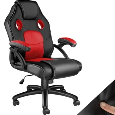 Abbildung von tectake Gaming Stuhl Mike (1er Set, 1 St), einstellbare Wippmechanik