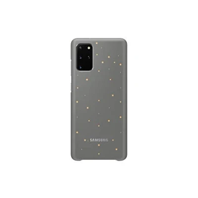 Abbildung von Samsung Galaxy S20 Plus Hülle Kunstleder Hard Case/Backcover Handyhülle Grau