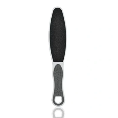 Abbildung von TITANIA Softtouch Doppelfussfeile (Grob &amp; Fein) Zweiseitige Hornhaut Feile Ergonomische Fußfeile Effektive Hornhautraspel Fuß Made in Germany Fussfeile (23cm, Grau)