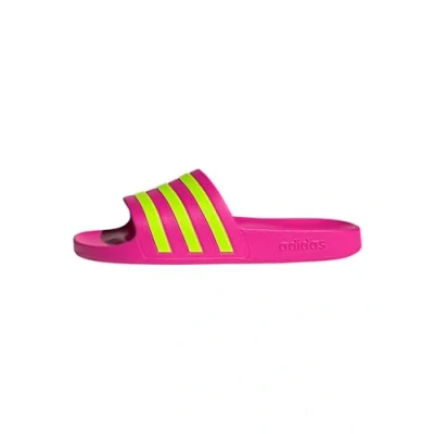 Abbildung von adidas Performance Adilette AQUA Badesandale, Damen, Größe: 40 1/2, shock pink solar slime Schuhe