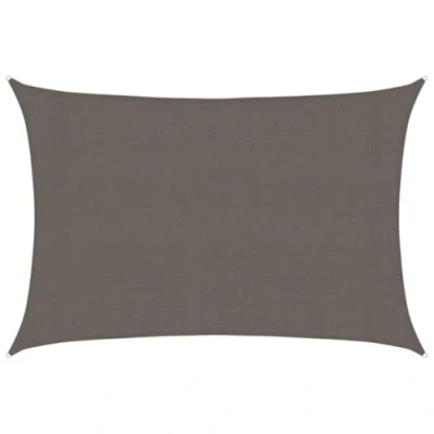 Abbildung von vidaXL Sonnensegel Sonnenschutz Windschutz Sonnendach UV Schutz Sonnenschutzsegel Schattenspender Garten Terrasse Balkon 160g/m² Anthrazit 3x4,5m HDPE
