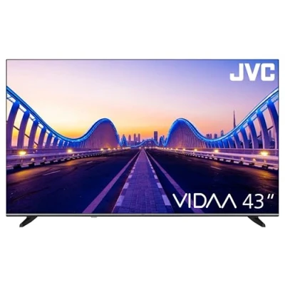 Abbildung von JVC Fernseher 43 Zoll Smart TV VIDAA LT 43VDF5455 Full HD Fernseher, HDR mit integriertem Triple Tuner, LED schwarz