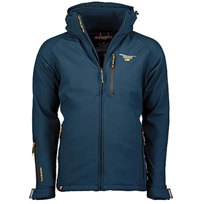Abbildung von Geographical Norway Softshelljacke Taboo mit abnehmbarer Kapuze, Stehkragen