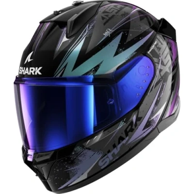 Abbildung von SHARK, Integralhelme motorrad D SKWAL 3 BLAST R black green glitter KGX, XL