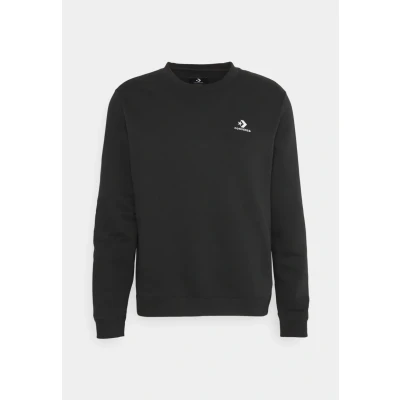 Abbildung von Converse Classic FIT LEFT Chest STAR CHEV EMB CREW BB Sweatshirt, Größe: Large, Black