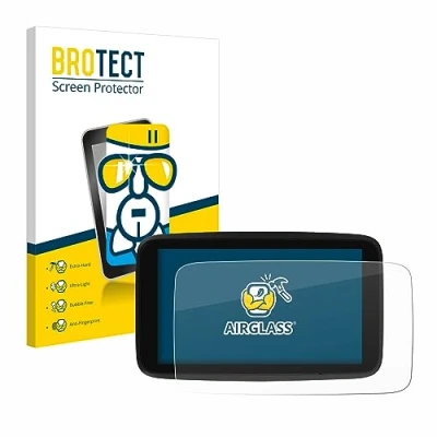 Abbildung von BROTECT Schutzglas für TomTom GO Discover 7&quot; Schutzfolie Panzer Folie Glas [Extrem Kratzfest 9H, Anti Fingerprint, Ultra Transparent]