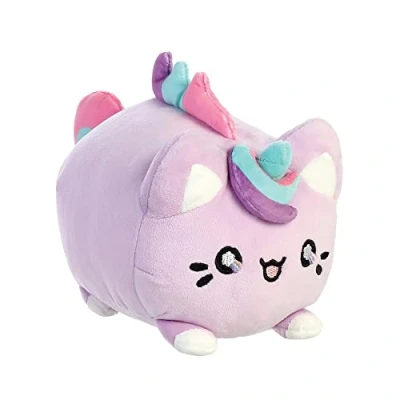 Abbildung von Aurora, 14289, Tasty Peach Lavender Dream Meowchi, 18cm, Eco Friendly Plüschtier