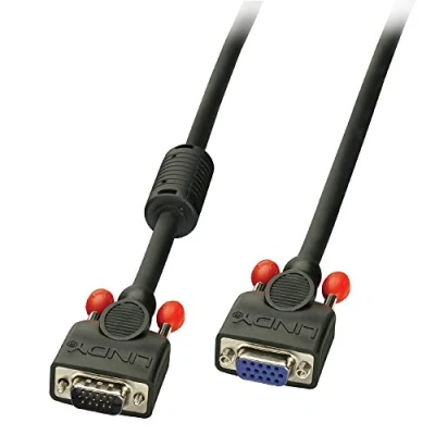 Abbildung von LINDY 36393 VGA Kabel M/F, schwarz 2m