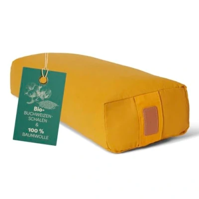 Abbildung von #DoYourYoga Yogakissen Yoga Bolster Paravati, gefüllt mit Bio Buchweizenschalen,Yogakissen 67x22x13cm