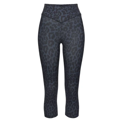 Abbildung von Lascana Active Tights, Damen, Größe: 36/38, Leo anthrazit