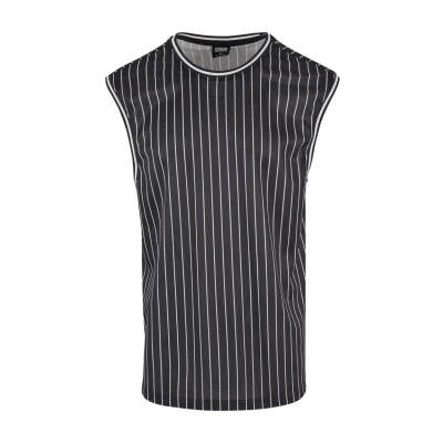 Abbildung von Urban Classics Striped Top, Herren, Größe: Large, Black white