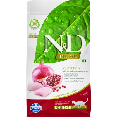 Abbildung von N&amp;D PRIME CAT Neutered Huhn &amp; Granatapfel varianten 1,5 kg