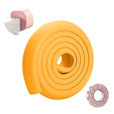 Abbildung von SONARIN Baby Safety Kantenschutz,2M / 6,6ft Eckenschutz Möbel Tischkantenschutz L Förmige mit starkem Klebeband, Kinderschutz Stoßschutz für Scharfe Ecken &amp; Tischschutz(Orange)