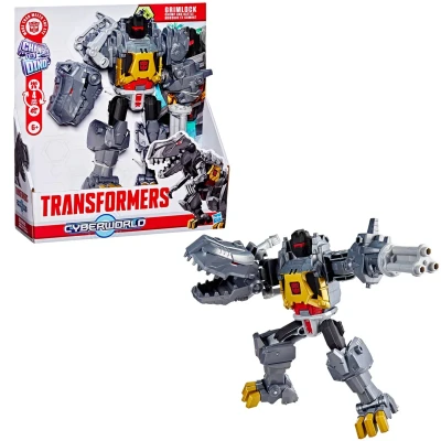 Abbildung von Transformers CYBERWORLD Grimlock Chomp &amp; Battle Action Figure