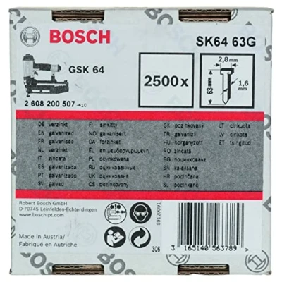 Abbildung von Bosch DYKKERT 1,6/16G 63MM 2500 STK