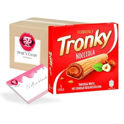 Abbildung von 9 x Ferrero Tronky 5er (90g) mit Geschenk von Pere&#039;s Candy