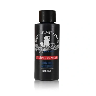 Abbildung von Dapper Dan Signature Style Styling Powder, einfach aufzutragen, für Männer, bietet starken matten Halt, verdickendes und voluminöses Finish, parfümfrei, 20 g