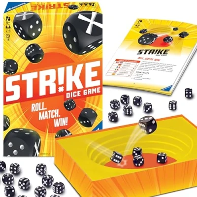 Abbildung von Ravensburger Spiel Familienspiel Würfelspiel Strike Game 26840